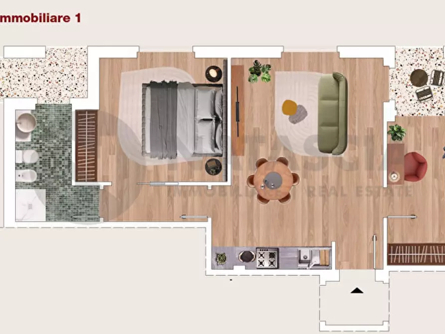 Immagine 7 di Appartamento in vendita  in VIA DEL FOSSATO a Pontassieve