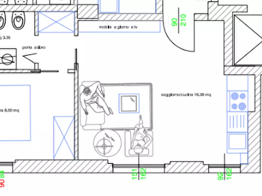 Immagine 13 di Appartamento in vendita  in Viale San Gimignano 9 a Milano