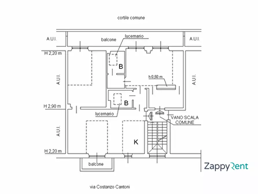 Immagine 14 di Appartamento in affitto  in Via Privata Costanzo Cantoni, 2 a Milano