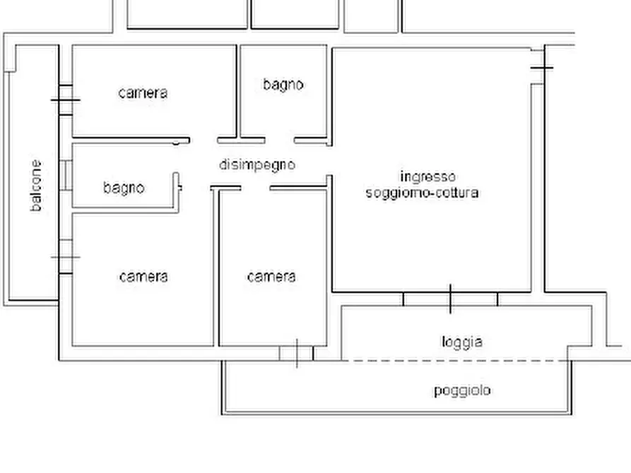 Immagine 2 di Attico in vendita  in Via Guglielmo Marconi a Vigodarzere