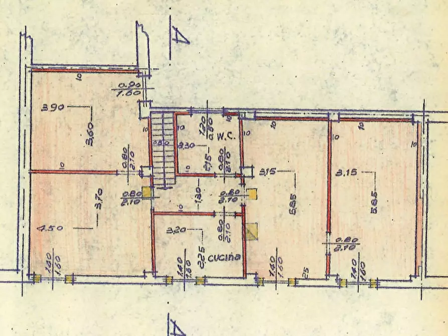 Immagine 2 di Appartamento in vendita  in VIA BENAGLIA 6 a Capriate San Gervasio