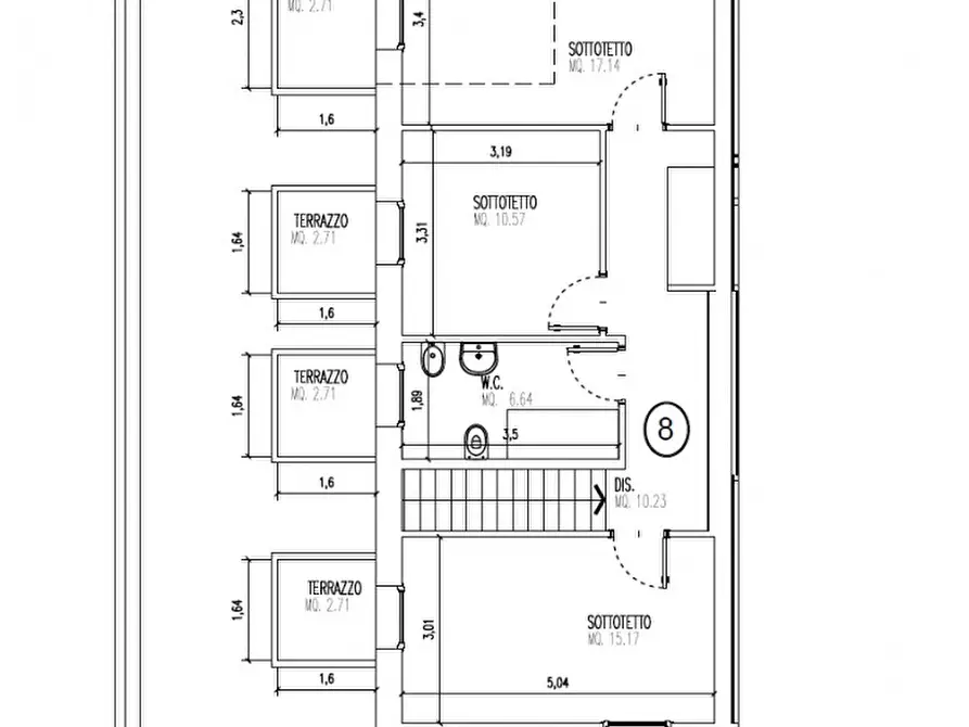 Immagine 27 di Attico in vendita  in Via Pietro Pinton a Padova