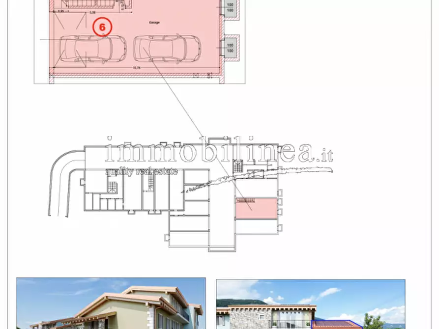 Immagine 10 di Villetta a schiera in vendita  in Via Primo Maggio a Costermano sul Garda