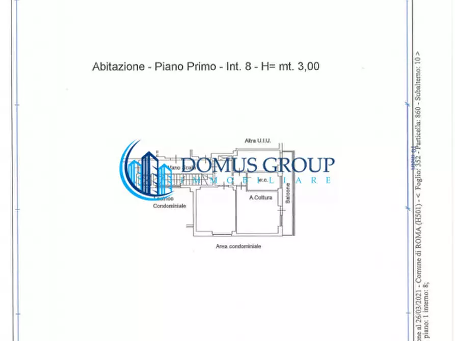 Immagine 6 di Appartamento in vendita  in Via Stefano Borgia a Roma