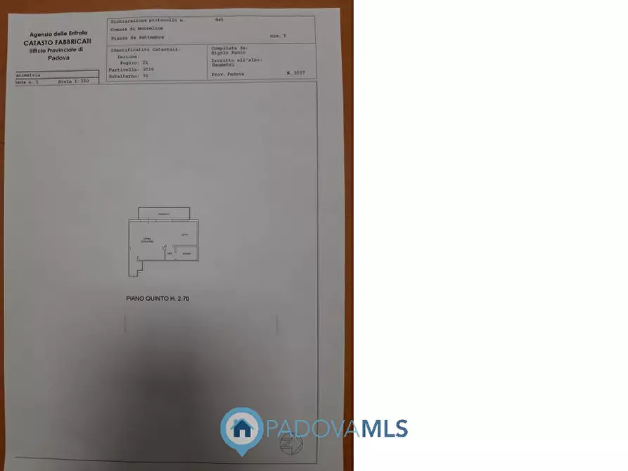 Immagine 13 di Monolocale in vendita  in Piazza XX Settembre, 7 a Monselice