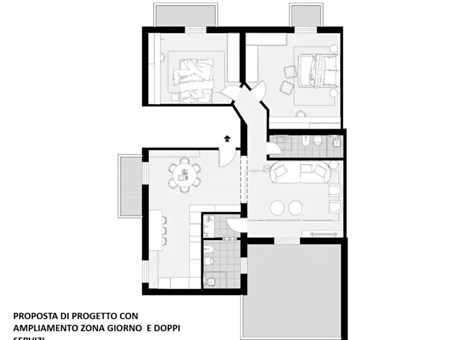 Immagine 29 di Appartamento in vendita  in Via Larga a Castel Guelfo Di Bologna