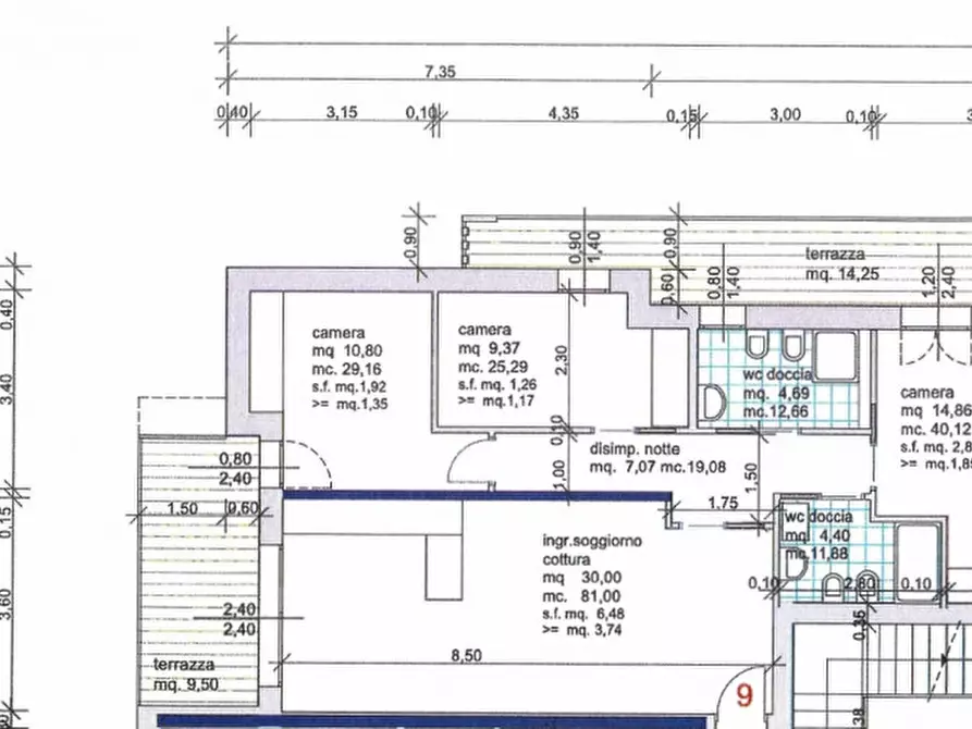 Immagine 17 di Appartamento in vendita  in VIA MONTE GALLO a Padova