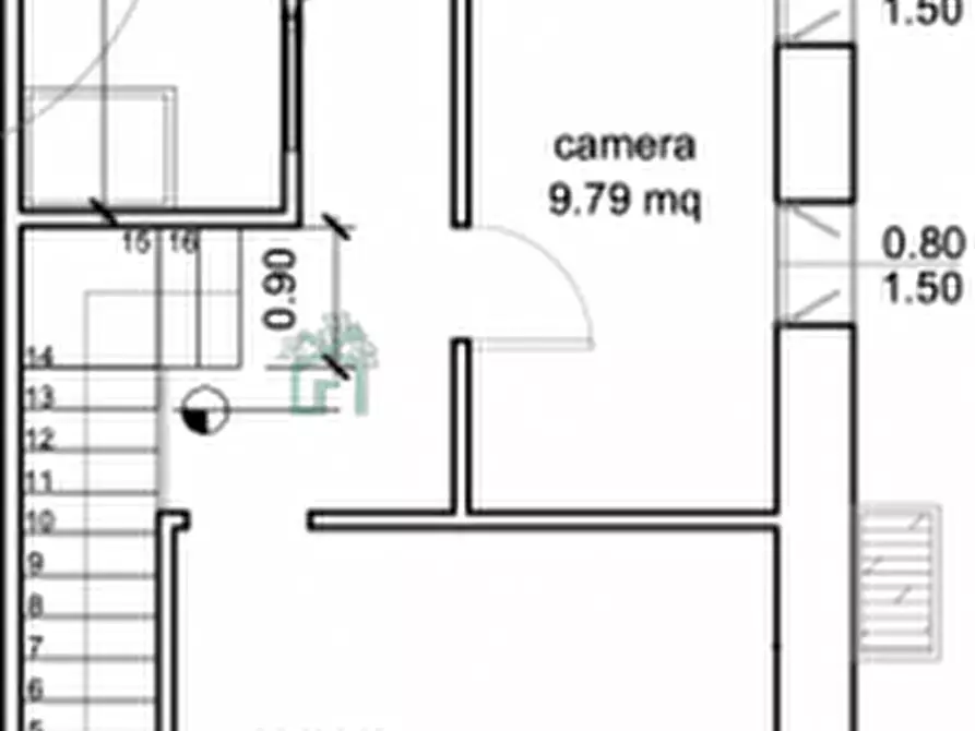 Immagine 15 di Villetta a schiera in vendita  in Viale della Stazione a Caldiero