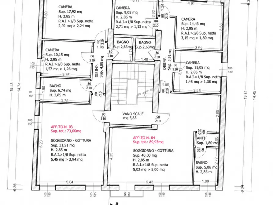 Immagine 14 di Appartamento in vendita  in Via Terme 78 a Battaglia Terme
