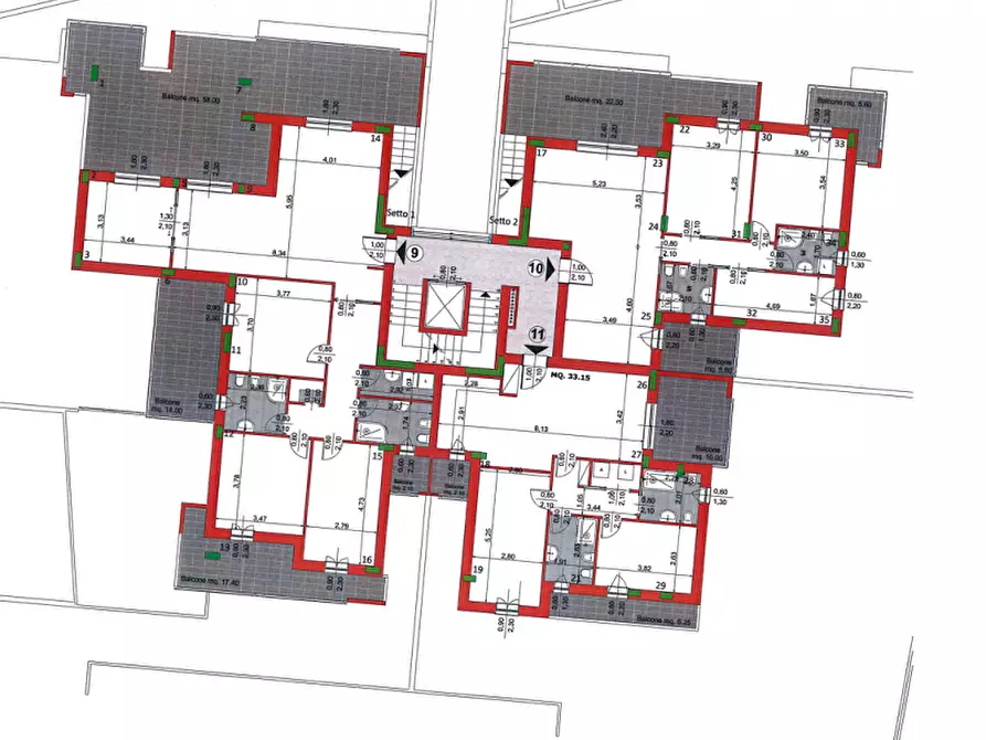 Immagine 5 di Appartamento in vendita  in Strada del Camposanto vecchio a Senigallia