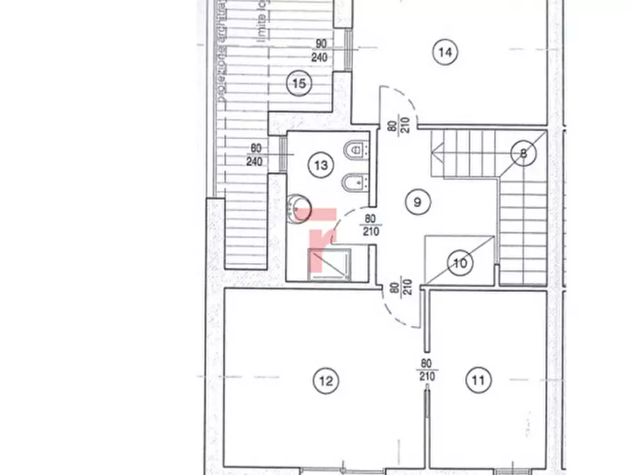 Immagine 42 di Casa trifamiliare in vendita  in Via Normandia a Padova