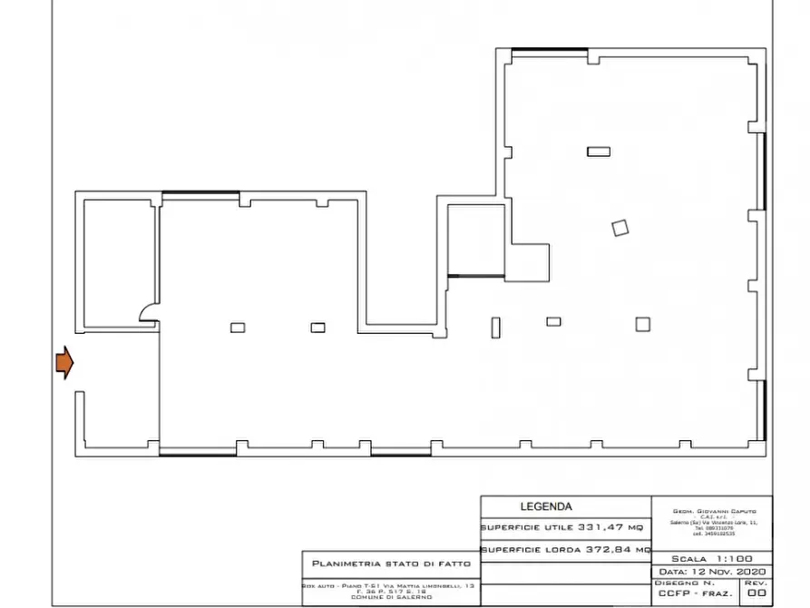 Immagine 2 di Magazzino in vendita  in Via Mattia Limongelli, 17 a Salerno