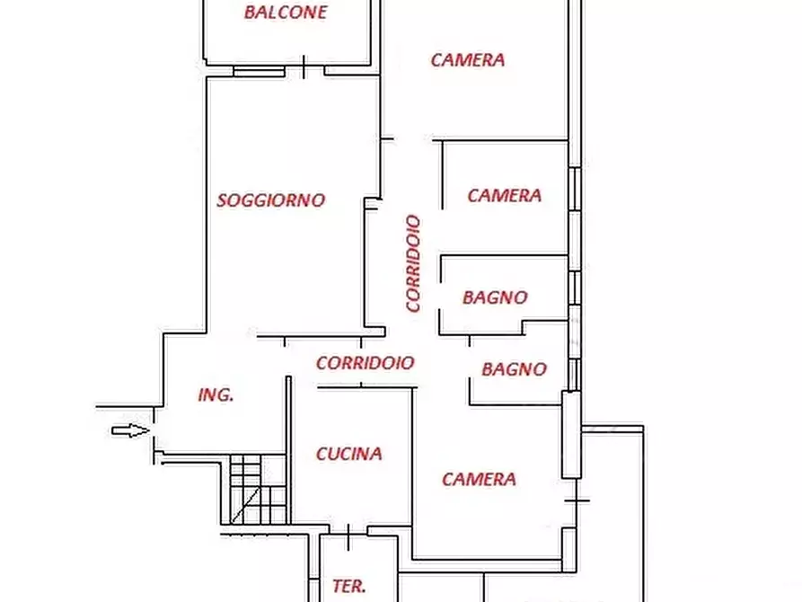Immagine 19 di Appartamento in affitto  in via Cappuccini 1 a Vicenza