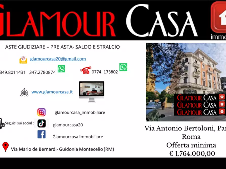 Immagine 1 di Appartamento in vendita  in Via Antonio Bertoloni a Roma