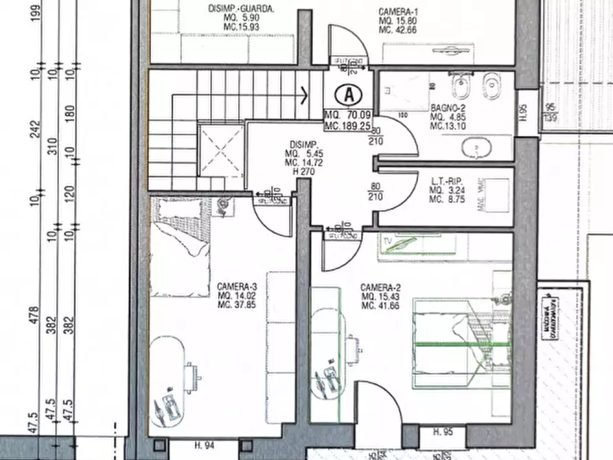 Immagine 5 di Villa in vendita  in Via Chioggia a Padova