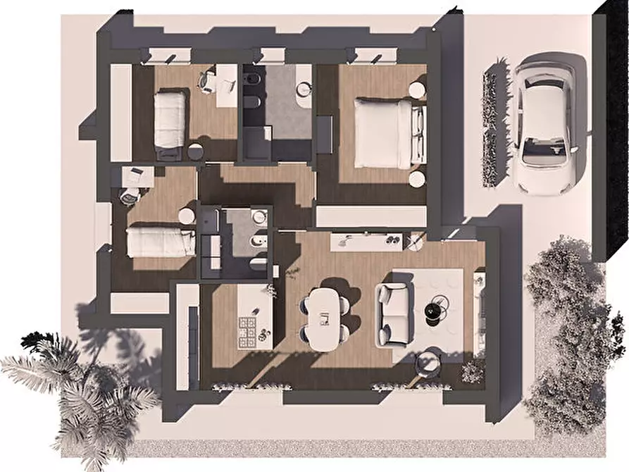 Immagine 7 di Villa in vendita  in via ostiglia a Piombino Dese