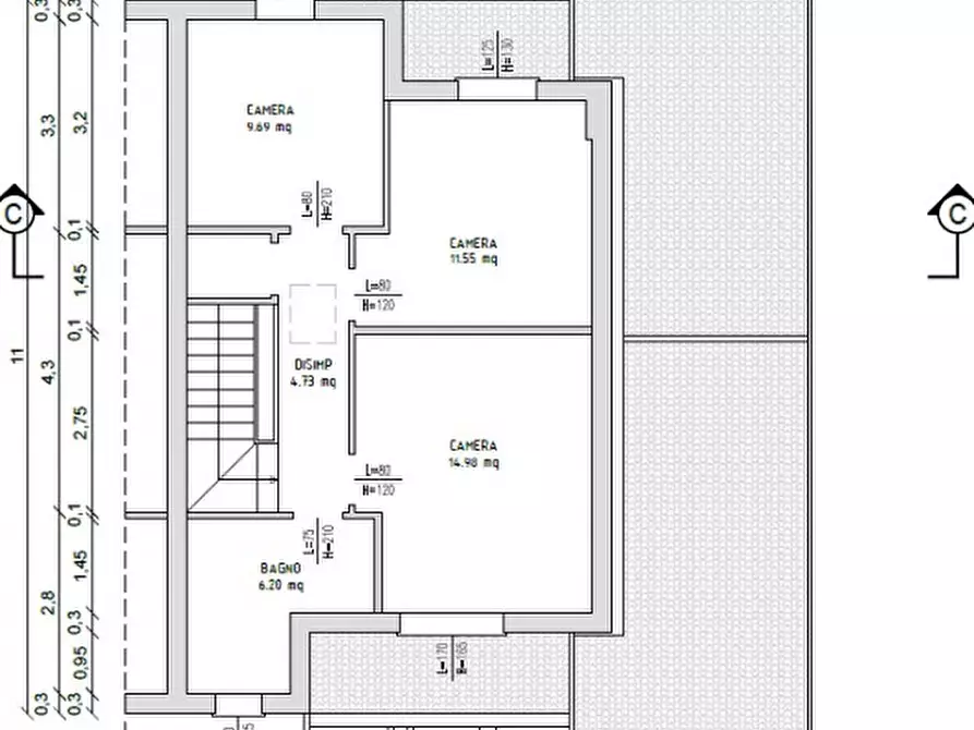 Immagine 39 di Casa bifamiliare in vendita  in Via Cavalieri di Vittorio Veneto a Scorzè