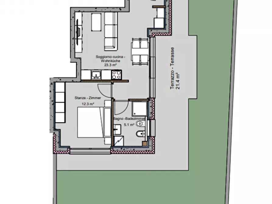 Immagine 5 di Appartamento in vendita  a Egna .Neumarkt.