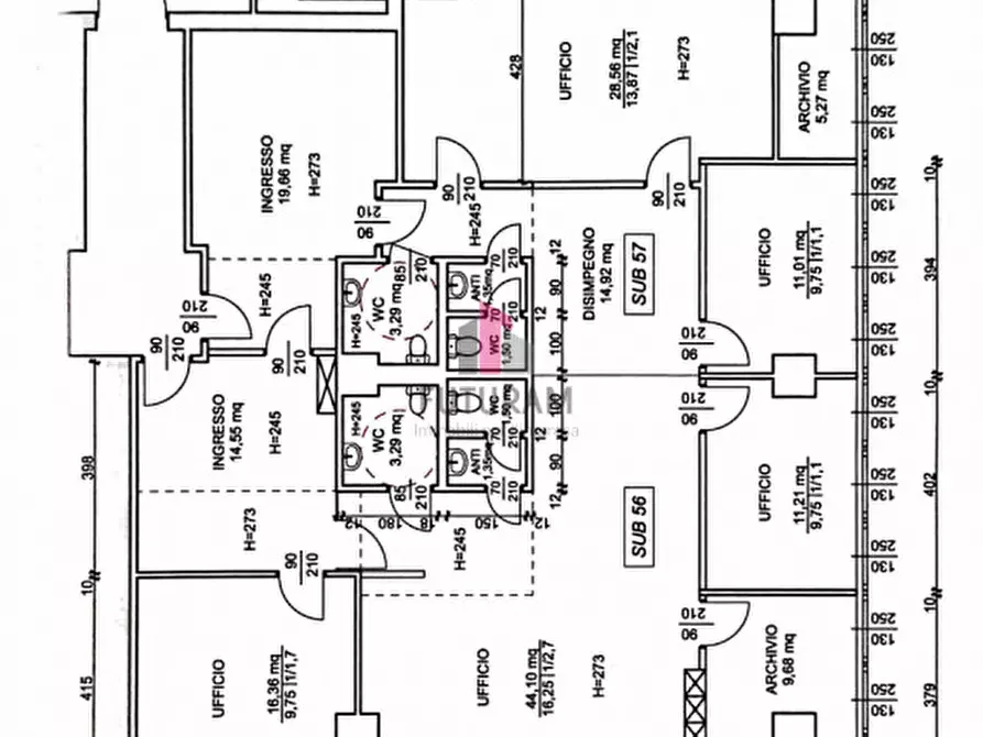 Immagine 17 di Ufficio in affitto  a Torri Di Quartesolo