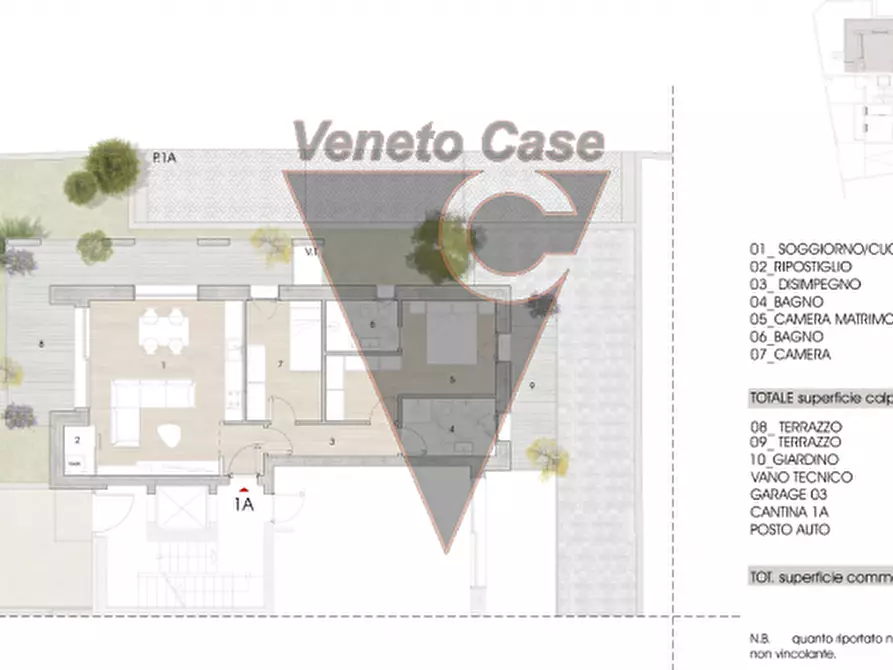 Immagine 18 di Appartamento in vendita  in Via Giulio Zanon 30 a Padova