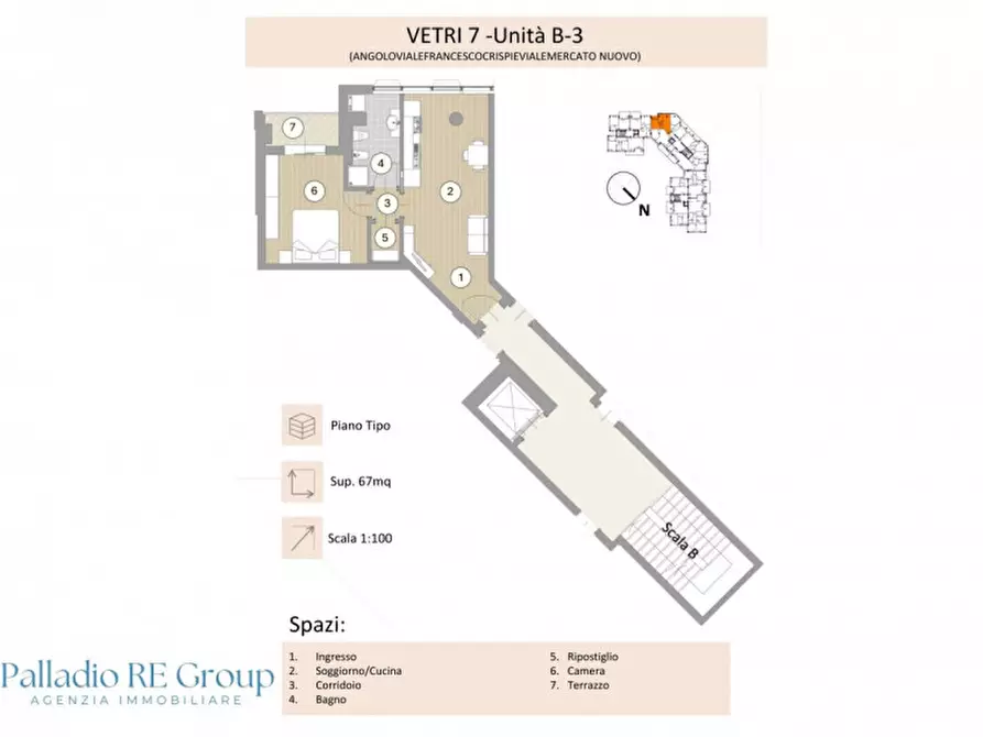 Immagine 5 di Appartamento in vendita  in viale crispi a Vicenza