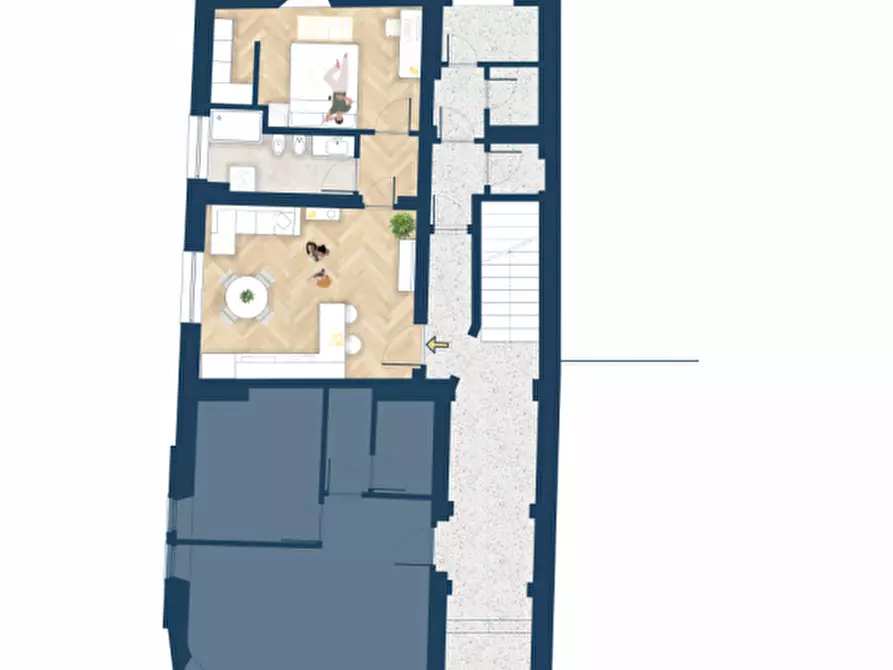 Immagine 1 di Appartamento in vendita  in VIai Dante Alighieri 31 a Gradisca D'isonzo