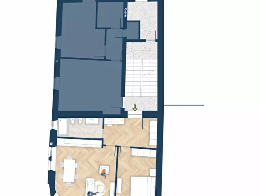 Immagine 1 di Appartamento in vendita  in VIai Dante Alighieri 31 a Gradisca D'isonzo