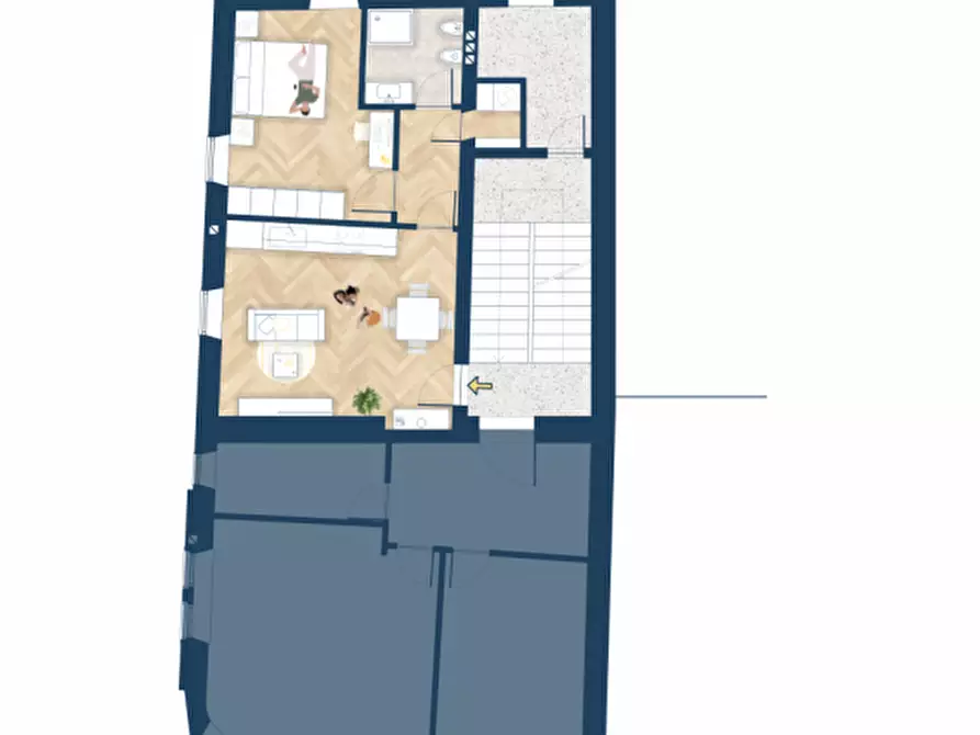 Immagine 1 di Appartamento in vendita  in VIai Dante Alighieri 31 a Gradisca D'isonzo