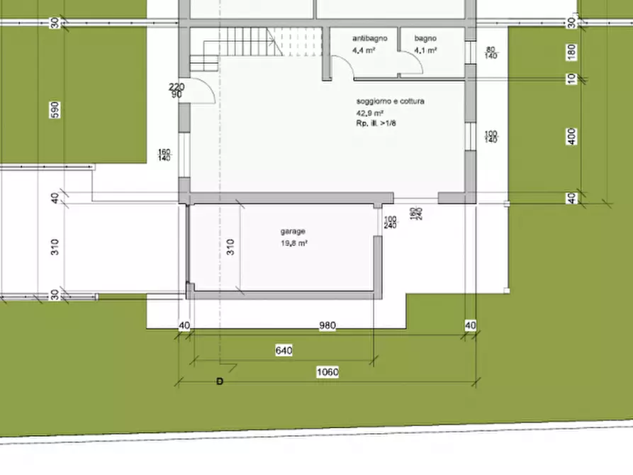 Immagine 4 di Villetta a schiera in vendita  a Ronco All'adige