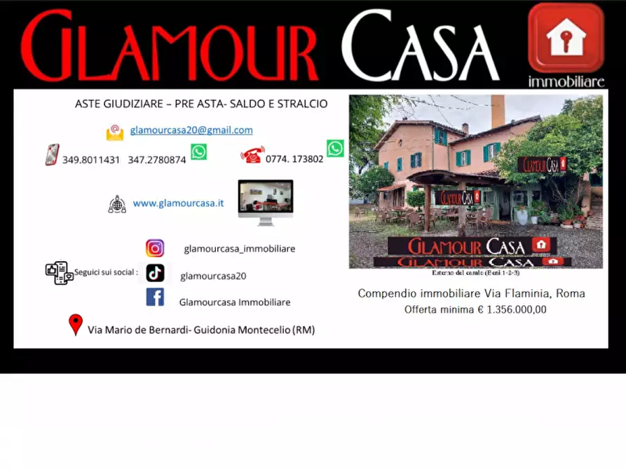 Immagine 1 di Agriturismo in vendita  in Via Flaminia a Roma