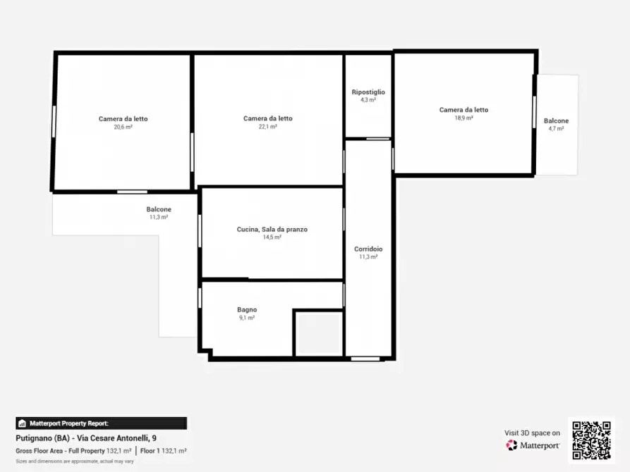 Immagine 13 di Appartamento in vendita  in Via Cesare Antonelli 9 a Putignano