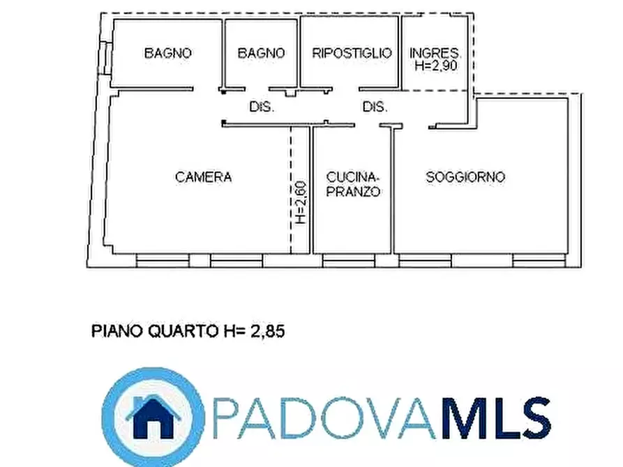 Immagine 21 di Appartamento in vendita  in Via Calatafimi a Padova