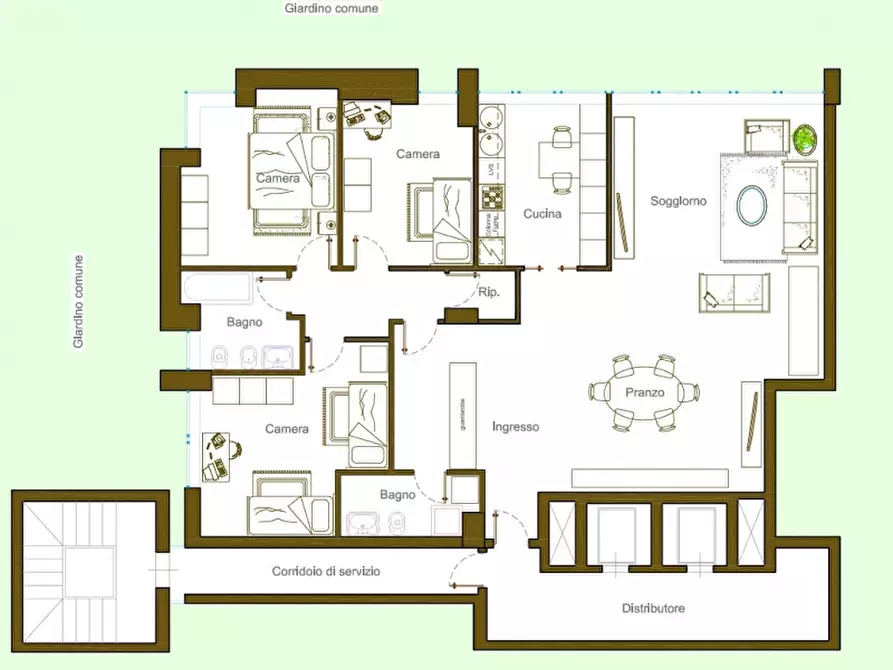 Immagine 18 di Appartamento in vendita  in via pirandello a Savona
