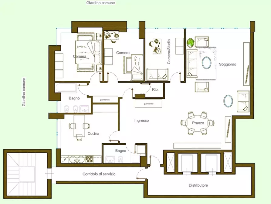 Immagine 19 di Appartamento in vendita  in via pirandello a Savona