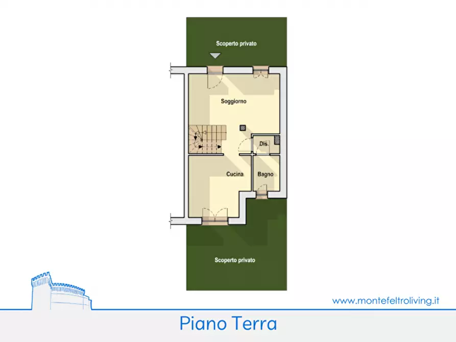 Immagine 27 di Villetta a schiera in vendita  in Via della Palazzina a Urbania