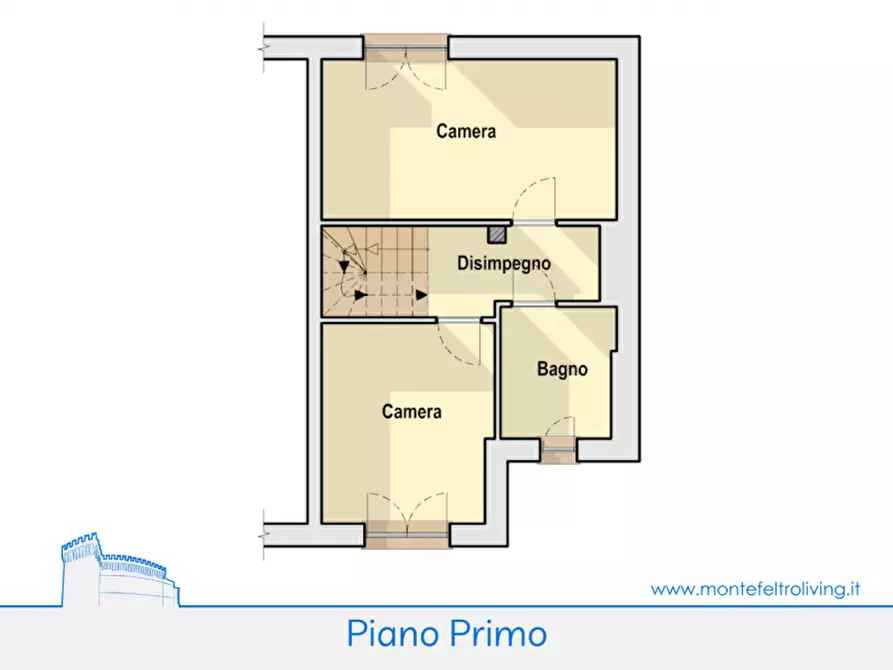 Immagine 28 di Villetta a schiera in vendita  in Via della Palazzina a Urbania