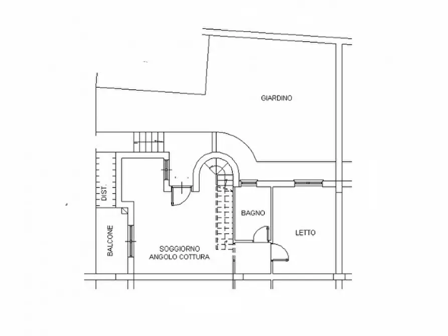 Immagine 65 di Villetta a schiera in vendita  in Via Busachi a Roma