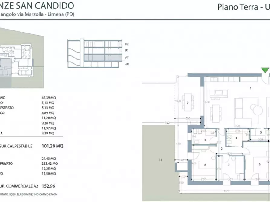 Immagine 13 di Appartamento in vendita  in Via Leone Marzolla a Limena