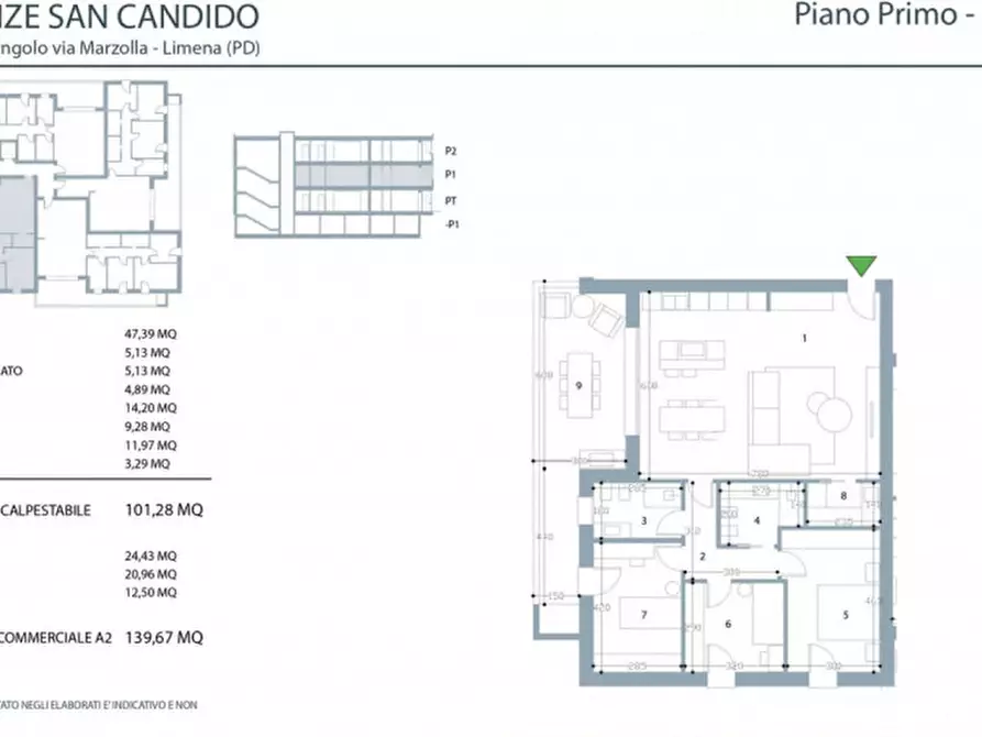 Immagine 15 di Appartamento in vendita  in VIA MARZOLA a Limena