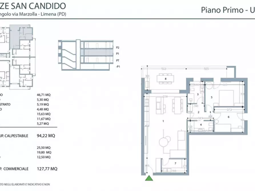 Immagine 15 di Appartamento in vendita  in VIA MARZOLA a Limena