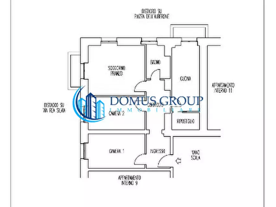 Immagine 26 di Appartamento in vendita  in Piazza dell'Alberone a Roma