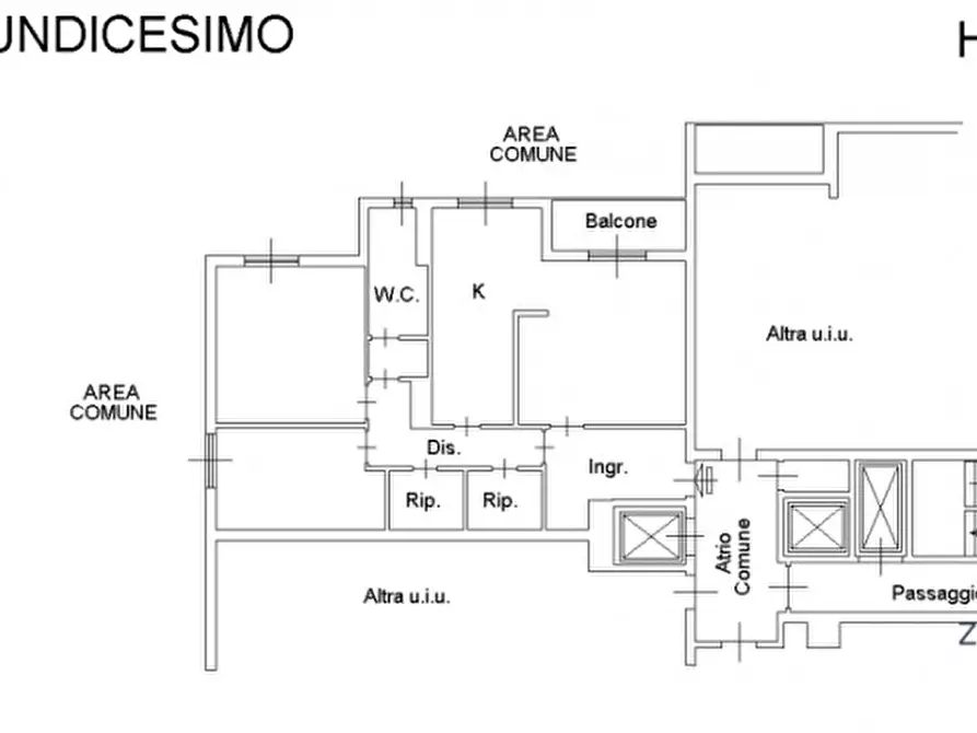 Immagine 34 di Appartamento in affitto  in Via Giacomo Quarenghi, 43 a Milano