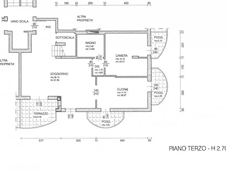 Immagine 37 di Attico in vendita  in via agostino dal pozzo a Padova