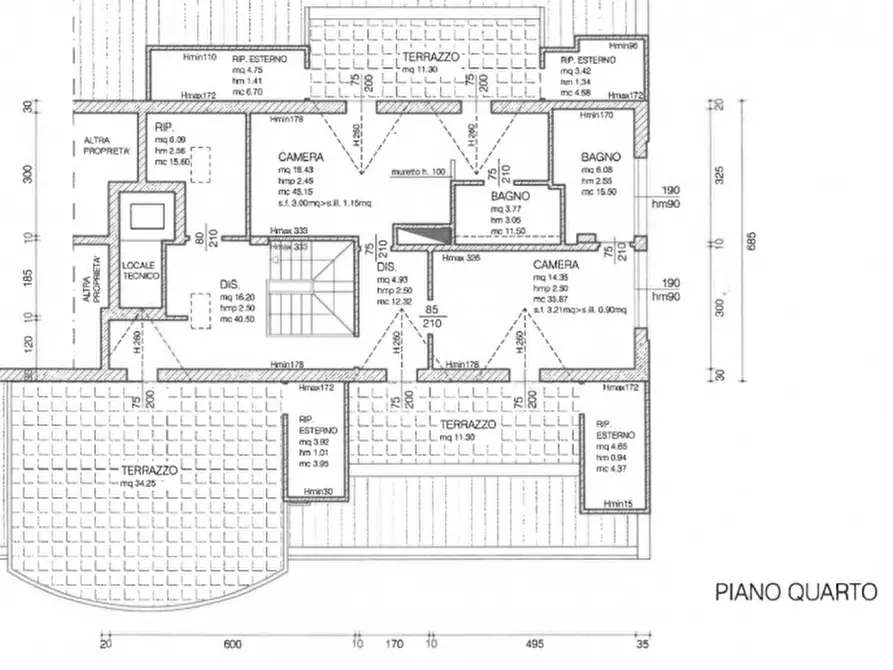 Immagine 38 di Attico in vendita  in via agostino dal pozzo a Padova
