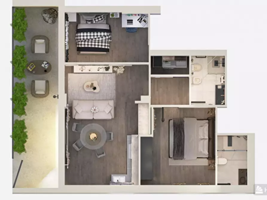 Immagine 3 di Appartamento in vendita  a Tregnago