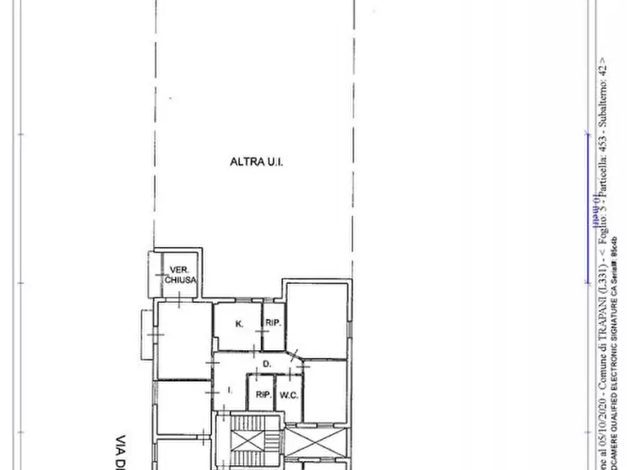 Immagine 2 di Appartamento in vendita  in Via dei Mille, 36, 91100 Trapani TP, Italia a Trapani