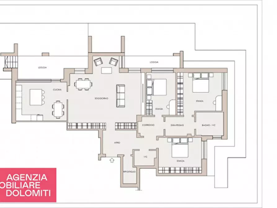 Immagine 16 di Appartamento in vendita  in Via Fago a Bolzano