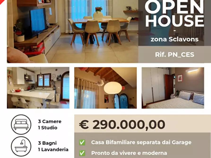 Immagine 1 di Casa bifamiliare in vendita  in Via Giovanni Boccaccio a Cordenons