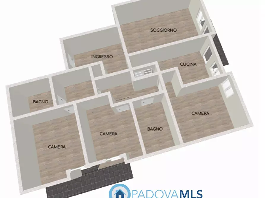 Immagine 29 di Appartamento in vendita  in Via Sant'Osvaldo a Padova