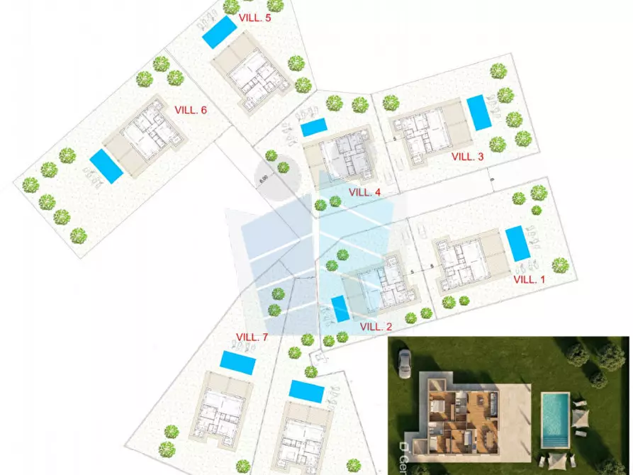 Immagine 9 di Villa in vendita  in Castromediano a Lecce